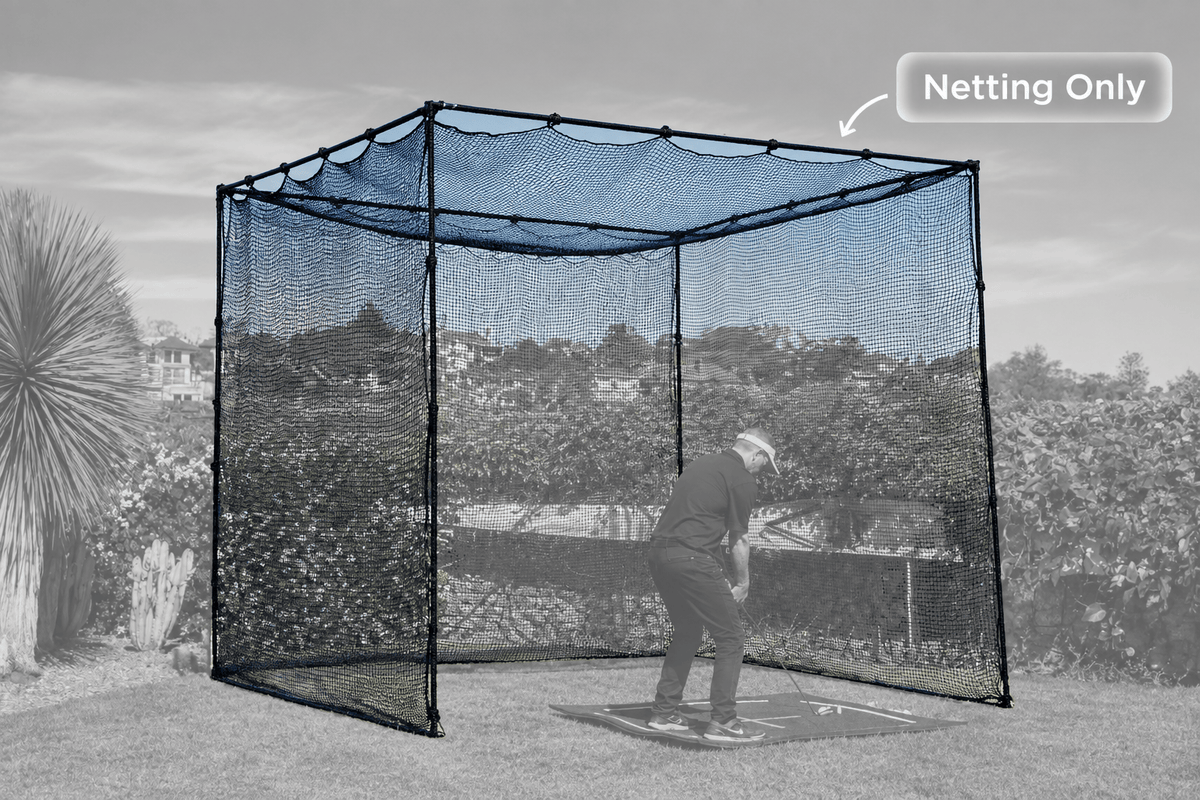 Quatra Golf Practice Netting Netting Only Golf Practice Cage 3m x 3m - NET ONLY