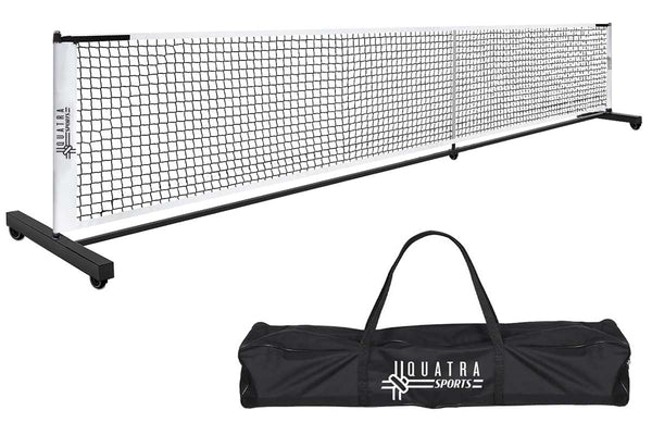 Deluxe Portable Pickleball Net with Wheels