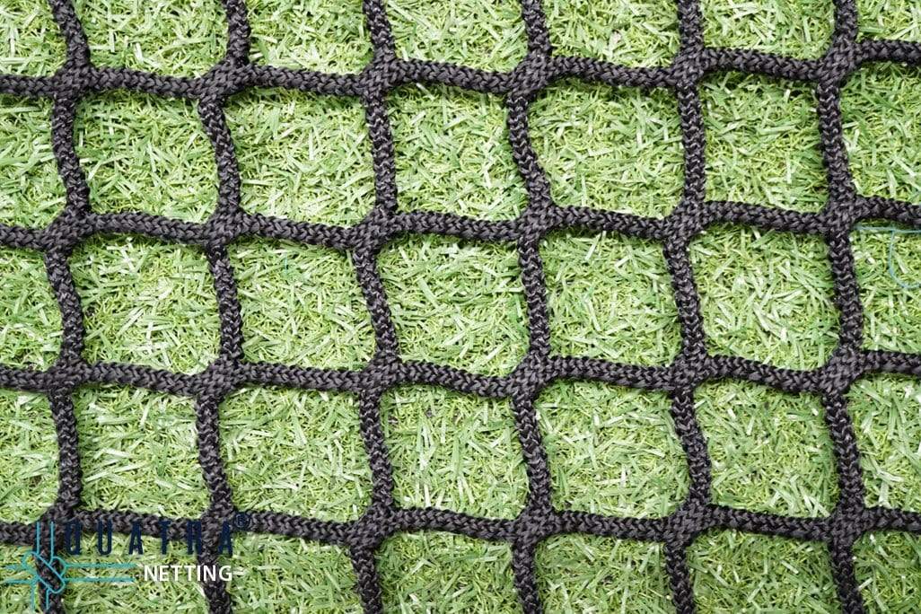 Quatra Sports Knotless Polypropylene 40mm Squares / 5mm Diameter: 15m x 4m