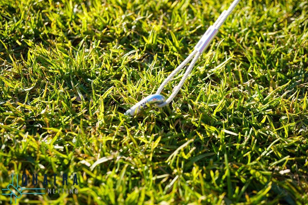 3m Support Post With Turf Ground Spike – Quatra Sports