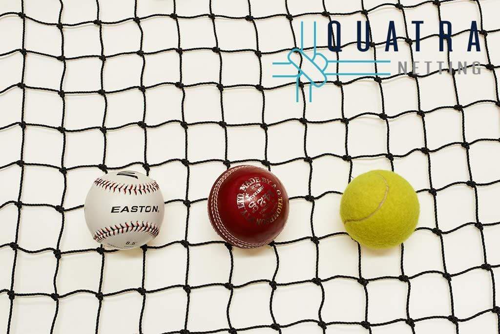 Quatra Sports Netting Baseball / Softball Pre-Made Net: 40mm SQ 36Ply / Webbing & Eyelets (Multiple Sizes)