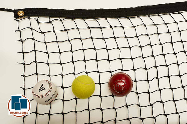 Quatra Sports Netting Baseball / Softball Pre-Made Net with Webbing & Eyelets (Multiple Sizes)