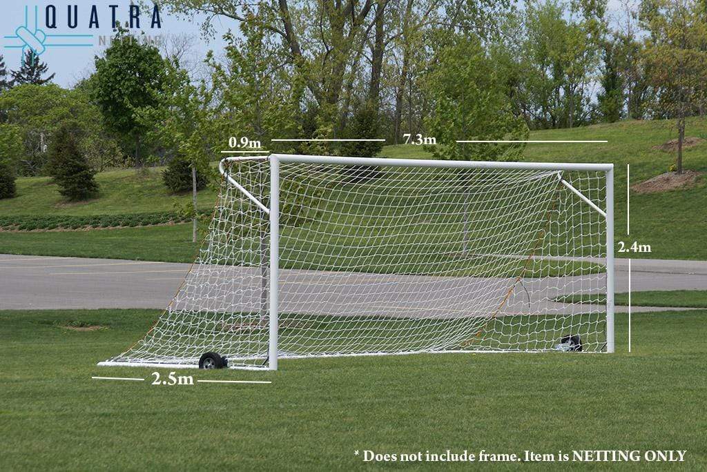 Quatra Sports Netting Full Size Soccer Nets 7.3m x 2.4m
