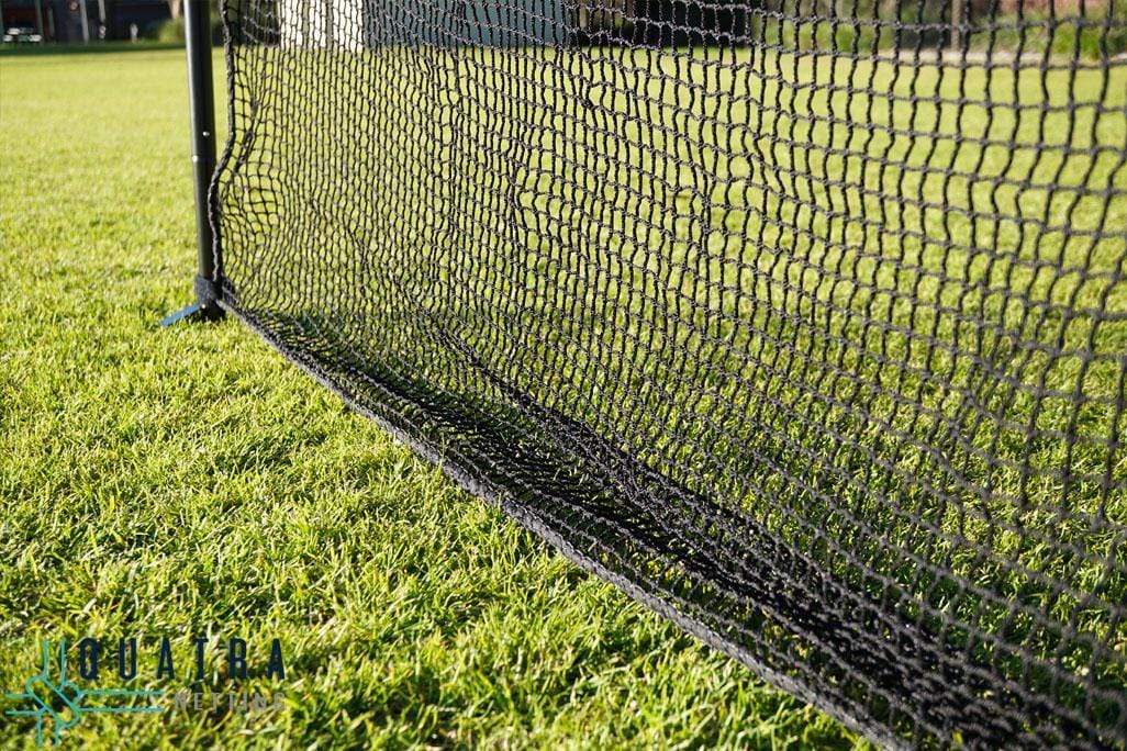 Quatra Sports Netting Heavy Duty Golf Impact Practice Net: 3m x 3m with Support Posts