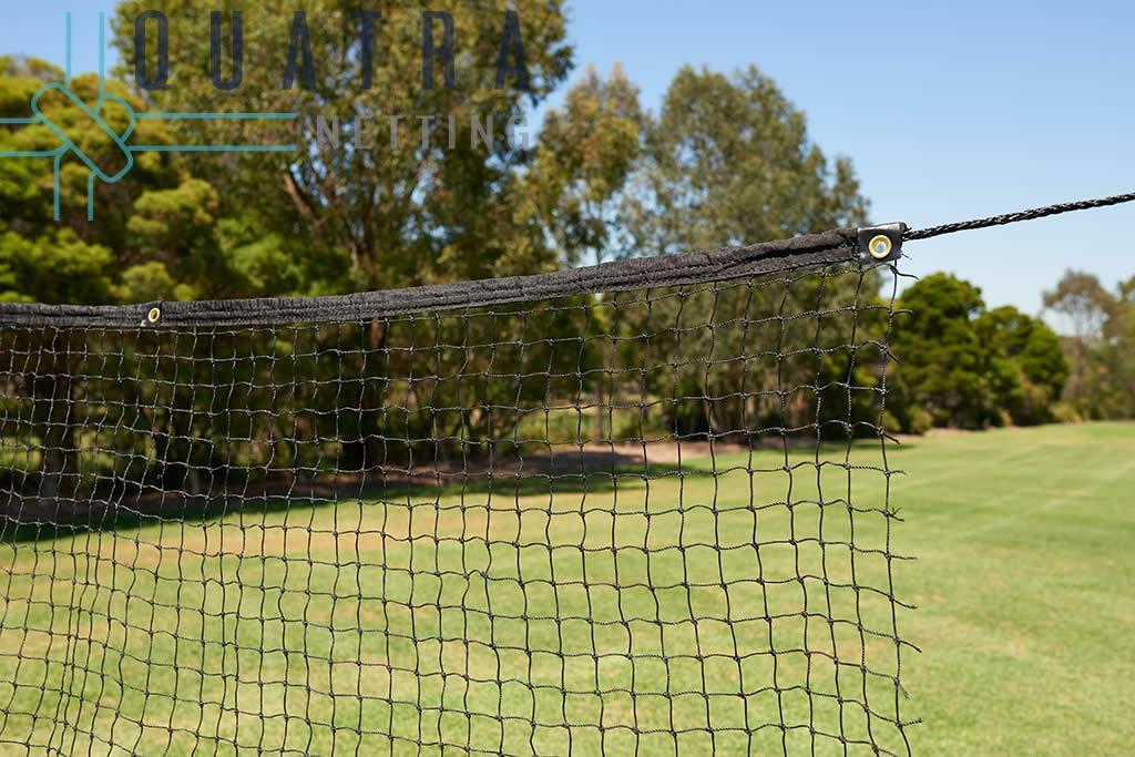 Quatra Sports Netting Pre-Made Net: 40mm SQ 36Ply / Webbing & Eyelets (Multiple Sizes)