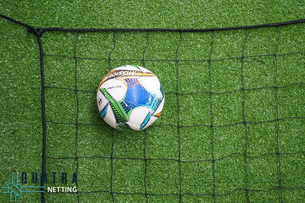 Quatra Sports Netting Soccer Barrier Nets with Support Posts - 100mm sq (Multiple Sizes)