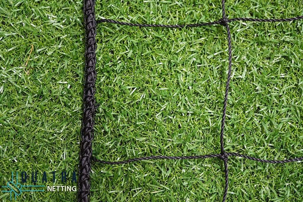 Quatra Sports Netting Soccer Barrier Netting - 100mm sq with 6mm Rope Border (Multiple Sizes)