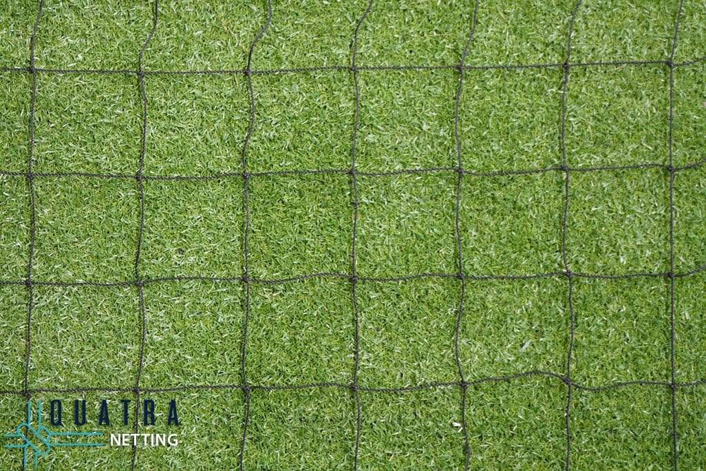 Quatra Sports Netting Soccer Barrier Netting - 100mm sq with 6mm Rope Border (Multiple Sizes)