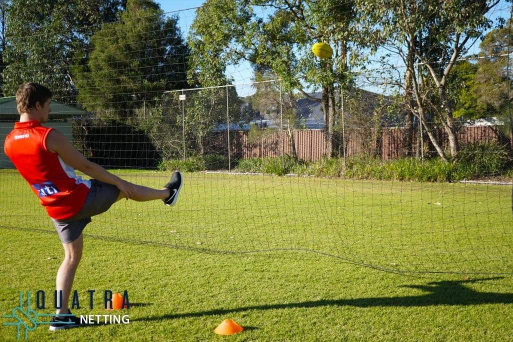Rete Porta Calcio 40' X 12' - Nylon Con Bordi Cuciti A Mano Per Allenamenti